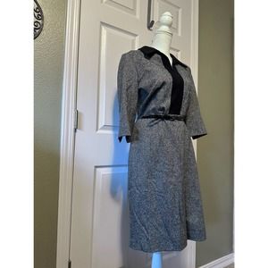 💚Pendleton Women's Wool Black & Gray Dress Size 8